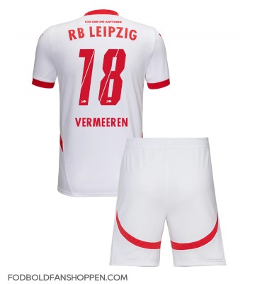 RB Leipzig Arthur Vermeeren #18 Hjemmebanetrøje Børn 2024-25 Kortærmet (+ Korte bukser)